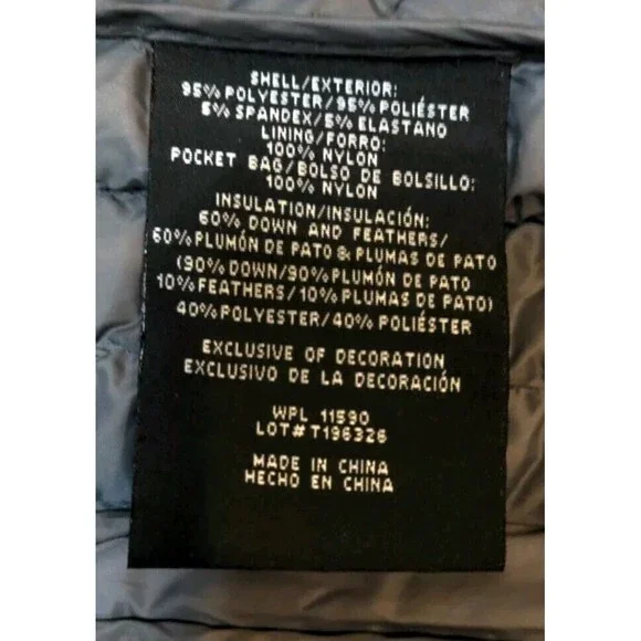 HeatKeep Puffer Vest Womens Size Small Down-Poly Packable Full Zip Pockets EUC - Picture 7 of 9